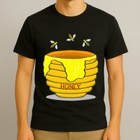 Honey Pot With Honey Bees T-Shirt