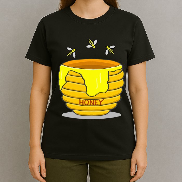 Honey Pot With Honey Bees T-Shirt