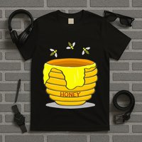 Honey Pot With Honey Bees T-Shirt