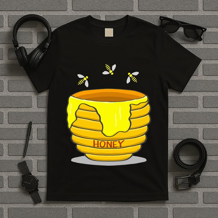 Honey Pot With Honey Bees T-Shirt