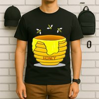 Honey Pot With Honey Bees T-Shirt