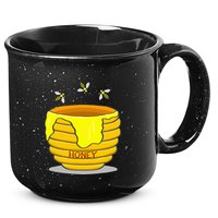 Honey Pot With Honey Bees 15oz Campfire Ceramic Mug