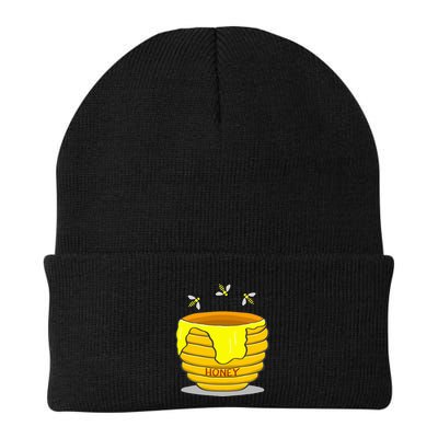 Honey Pot With Honey Bees Beanie