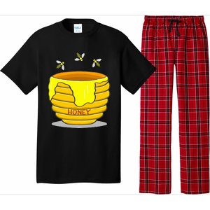 Honey Pot With Honey Bees Pajama Set