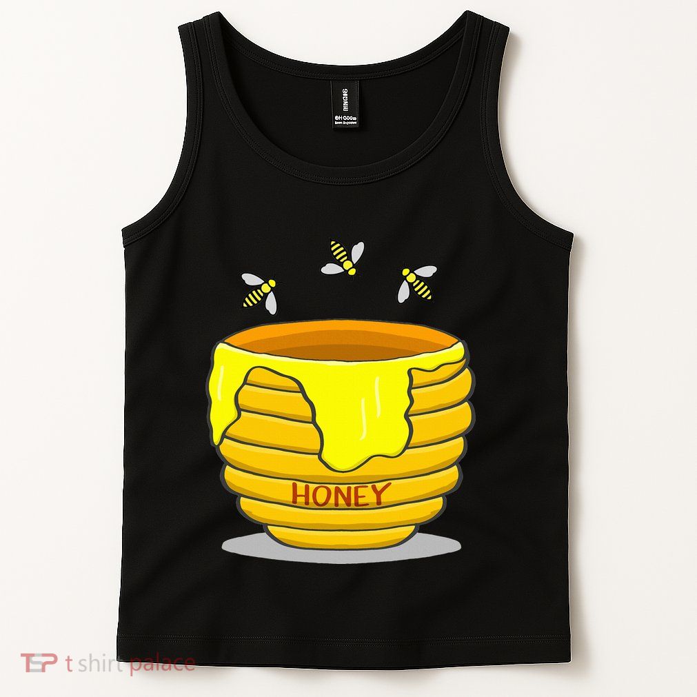 Honey Pot With Honey Bees Tank Top