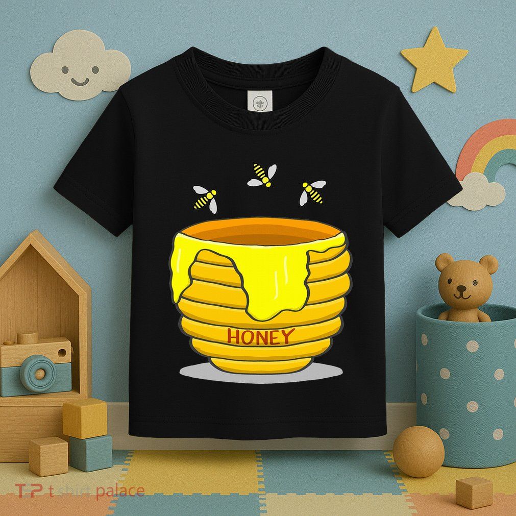 Honey Pot With Honey Bees Toddler T-Shirt