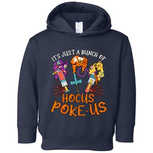 Hocus Pokeus Witch Nurse Halloween Medical Lab Tech Spooky Toddler Hoodie