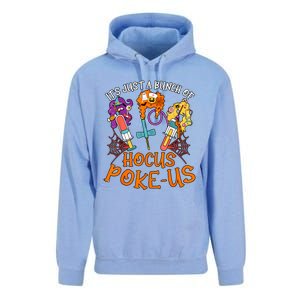 Hocus Pokeus Witch Nurse Halloween Medical Lab Tech Spooky Unisex Surf Hoodie