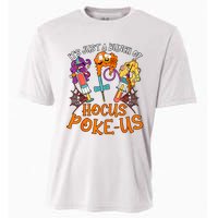 Hocus Pokeus Witch Nurse Halloween Medical Lab Tech Spooky Cooling Performance Crew T-Shirt