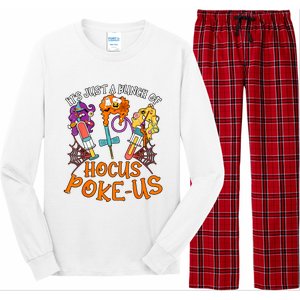 Hocus Pokeus Witch Nurse Halloween Medical Lab Tech Spooky Long Sleeve Pajama Set