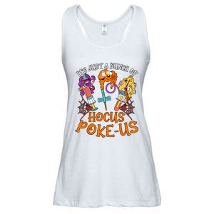 Hocus Pokeus Witch Nurse Halloween Medical Lab Tech Spooky Ladies Essential Flowy Tank