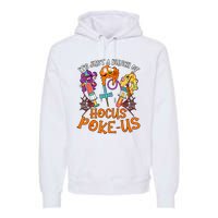 Hocus Pokeus Witch Nurse Halloween Medical Lab Tech Spooky Premium Hoodie