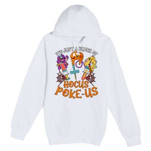 Hocus Pokeus Witch Nurse Halloween Medical Lab Tech Spooky Premium Pullover Hoodie