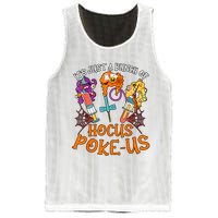 Hocus Pokeus Witch Nurse Halloween Medical Lab Tech Spooky Mesh Reversible Basketball Jersey Tank