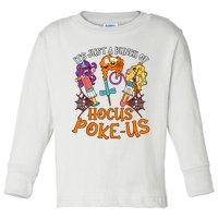 Hocus Pokeus Witch Nurse Halloween Medical Lab Tech Spooky Toddler Long Sleeve Shirt