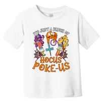 Hocus Pokeus Witch Nurse Halloween Medical Lab Tech Spooky Toddler T-Shirt