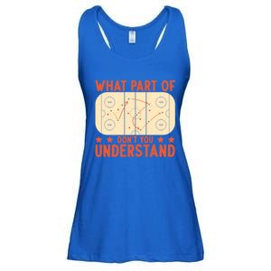 Hockey Player What Part Of Hockey DonT You Understand Gift Ladies Essential Flowy Tank