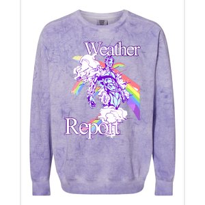 Hoshi Pieces Weather Report Jojos Colorblast Crewneck Sweatshirt