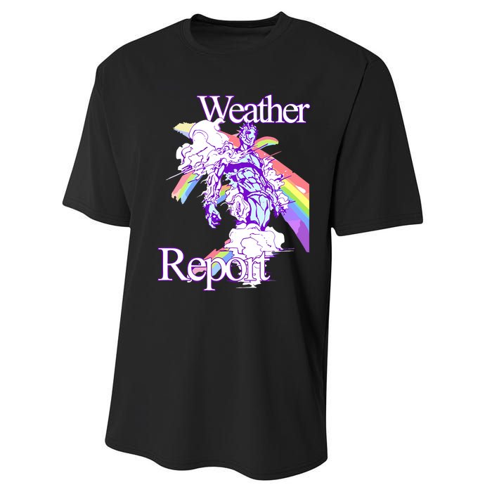 Hoshi Pieces Weather Report Jojos Performance Sprint T-Shirt