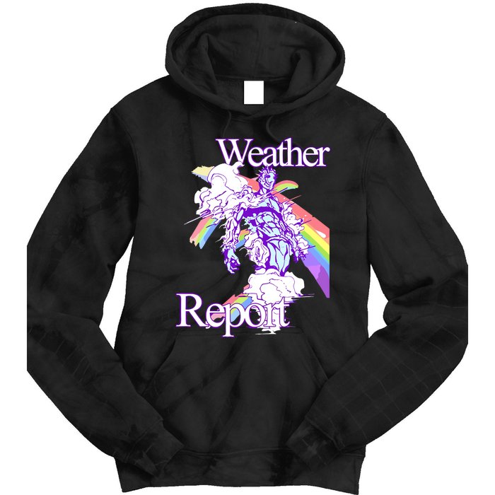 Hoshi Pieces Weather Report Jojos Tie Dye Hoodie