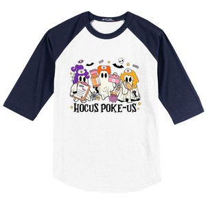 Hocus Pokeus Witch Nurse Halloween Baseball Sleeve Shirt