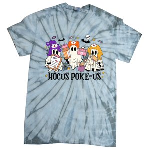 Hocus Pokeus Witch Nurse Halloween Tie-Dye T-Shirt