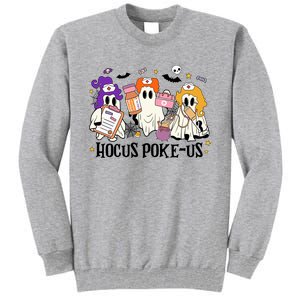 Hocus Pokeus Witch Nurse Halloween Tall Sweatshirt