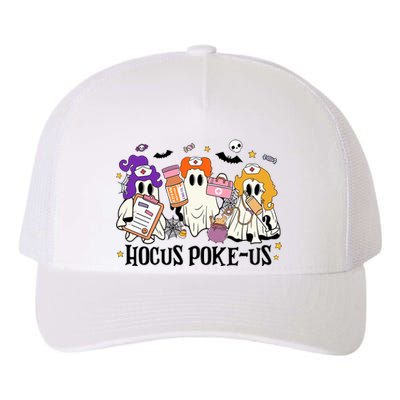 Hocus Pokeus Witch Nurse Halloween Yupoong Adult 5-Panel Trucker Hat