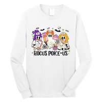 Hocus Pokeus Witch Nurse Halloween Long Sleeve Shirt