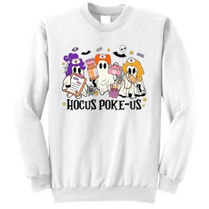 Hocus Pokeus Witch Nurse Halloween Sweatshirt