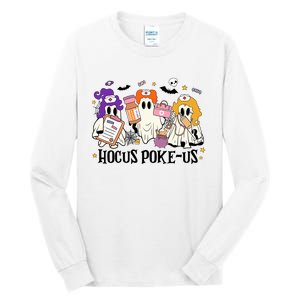 Hocus Pokeus Witch Nurse Halloween Tall Long Sleeve T-Shirt