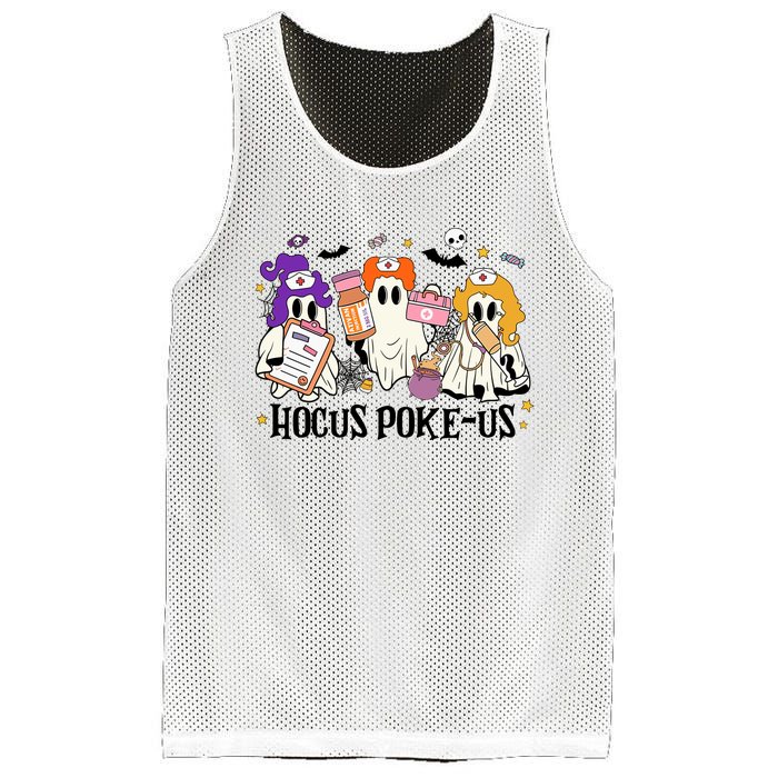 Hocus Pokeus Witch Nurse Halloween Mesh Reversible Basketball Jersey Tank