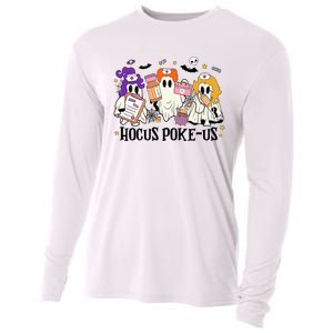 Hocus Pokeus Witch Nurse Halloween Cooling Performance Long Sleeve Crew