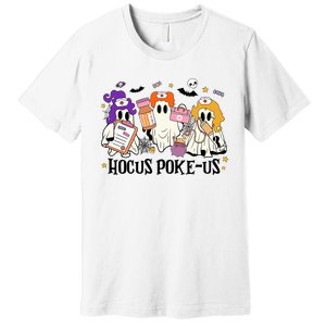 Hocus Pokeus Witch Nurse Halloween Premium T-Shirt