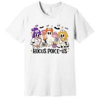 Hocus Pokeus Witch Nurse Halloween Premium T-Shirt