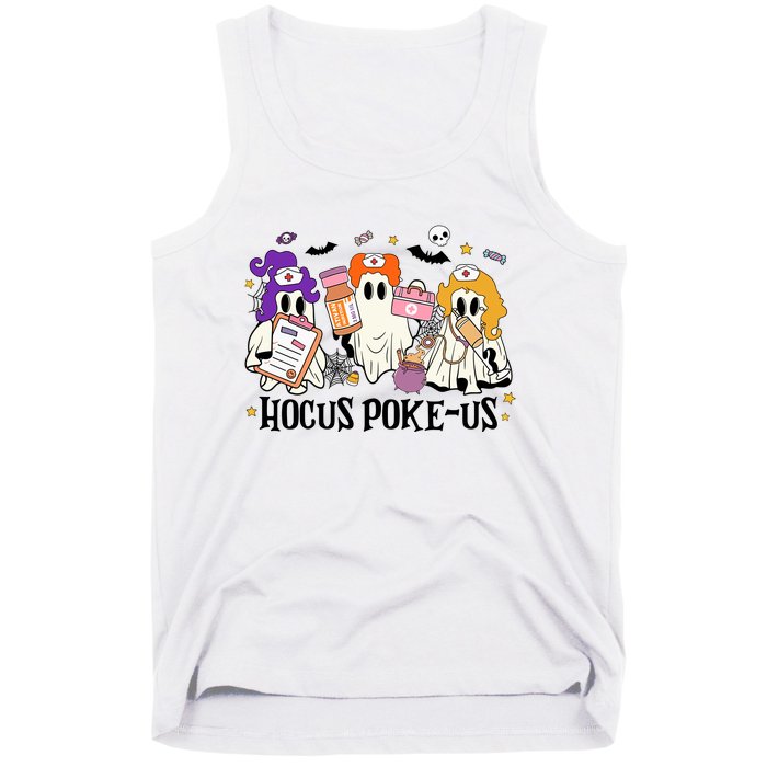 Hocus Pokeus Witch Nurse Halloween Tank Top