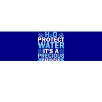 H2o Protect Water It's A Precious Resource Save Water Meaningful Gift Bumper Sticker