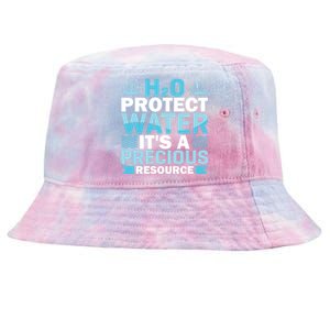 H2o Protect Water It's A Precious Resource Save Water Gift Tie-Dyed Bucket Hat