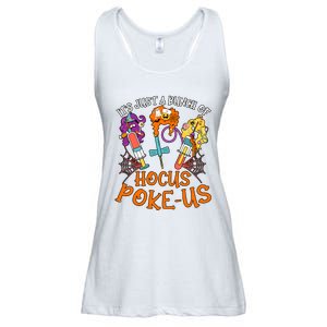 Hocus Pokeus Witch Nurse Halloween Medical Lab Tech Spooky Ladies Essential Flowy Tank