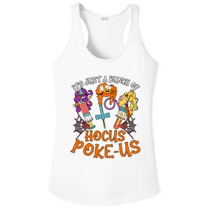 Hocus Pokeus Witch Nurse Halloween Medical Lab Tech Spooky Ladies PosiCharge Competitor Racerback Tank