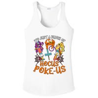 Hocus Pokeus Witch Nurse Halloween Medical Lab Tech Spooky Ladies PosiCharge Competitor Racerback Tank