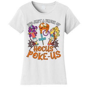 Hocus Pokeus Witch Nurse Halloween Medical Lab Tech Spooky Women's T-Shirt