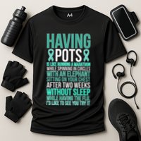 Having POTS Warrior POTS Awareness Day POTS Fighter Cooling Performance Crew T-Shirt