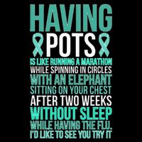 Having POTS Warrior POTS Awareness Day POTS Fighter Cooling Performance Crew T-Shirt