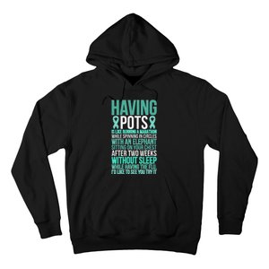 Having POTS Warrior POTS Awareness Day POTS Fighter Hoodie