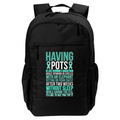 Having POTS Warrior POTS Awareness Day POTS Fighter Backpack