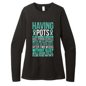 Having POTS Warrior POTS Awareness Day POTS Fighter Womens CVC Long Sleeve Shirt