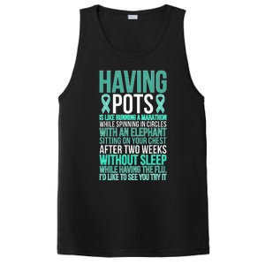 Having POTS Warrior POTS Awareness Day POTS Fighter PosiCharge Competitor Tank