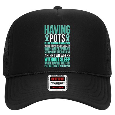 Having POTS Warrior POTS Awareness Day POTS Fighter Trucker Hat