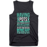 Having POTS Warrior POTS Awareness Day POTS Fighter Tank Top